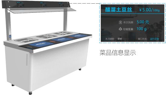 智慧選餐自動稱重結(jié)算系統(tǒng)